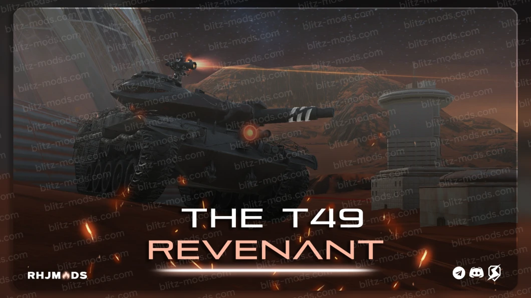 Remodeling T49 "Revenant" from World of Tanks