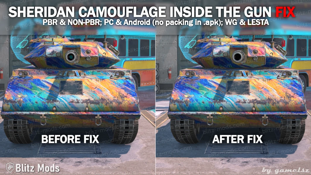 [BUG FIX] Sheridan's Camouflage Masks