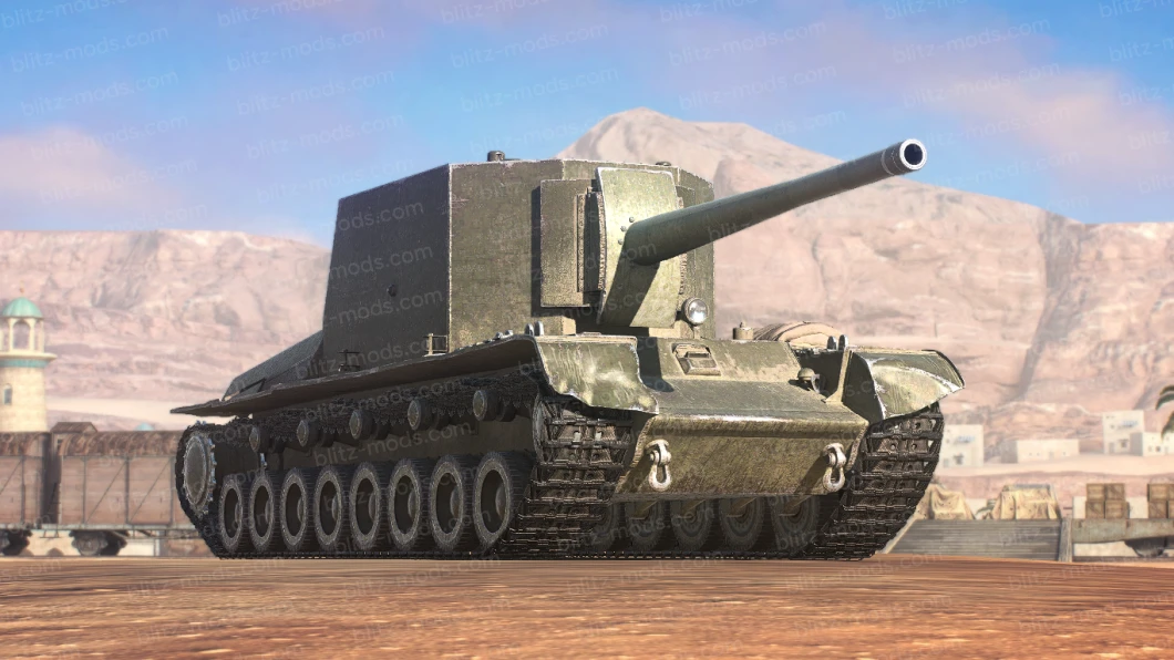 Remodeling of SU-100Y from World of Tanks PC